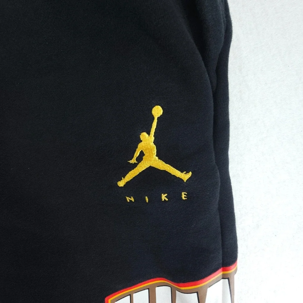 Nike Air Jordan Jump Man Bulls 91 92 93 Black Sweat Pants Mens Medium